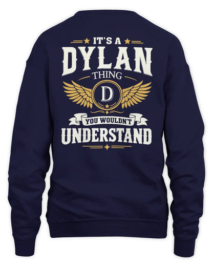 DYLAN KT06-M008 It’s a [NAME] Thing – You Wouldn’t Understand | Personalized Vintage T-Shirt - Unisex Sweatshirt - Navy