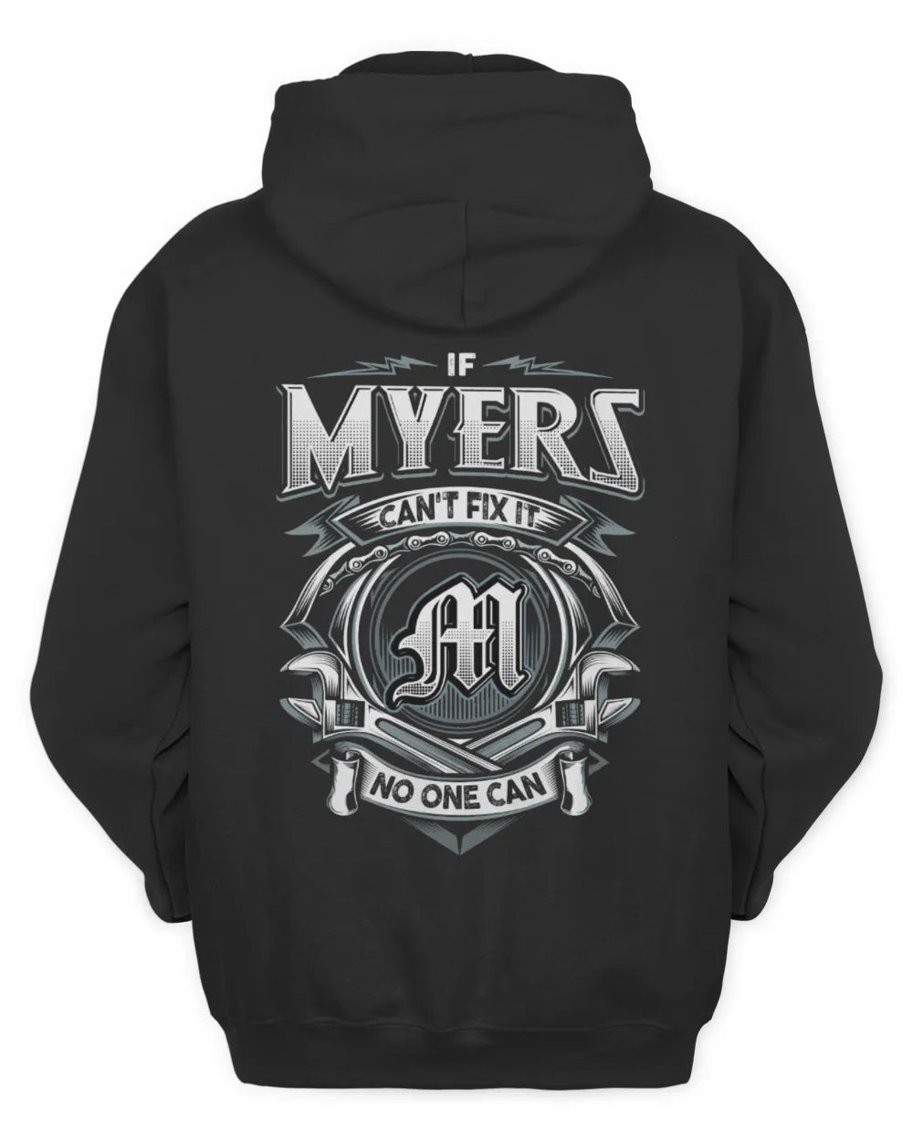 MYERS AP81-K4-626 - Personalized Ahmed Quote Apparel “If Ahmed Can't Fix It, No One Can” - Unisex Hoodie - Black