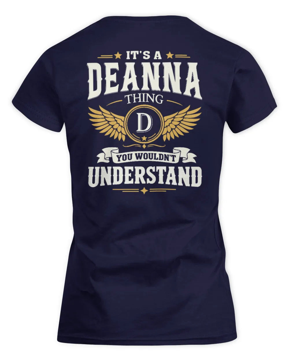 DEANNA KT06-M008 It’s a [NAME] Thing – You Wouldn’t Understand | Personalized Vintage T-Shirt - Women's Standard T-Shirt - Navy