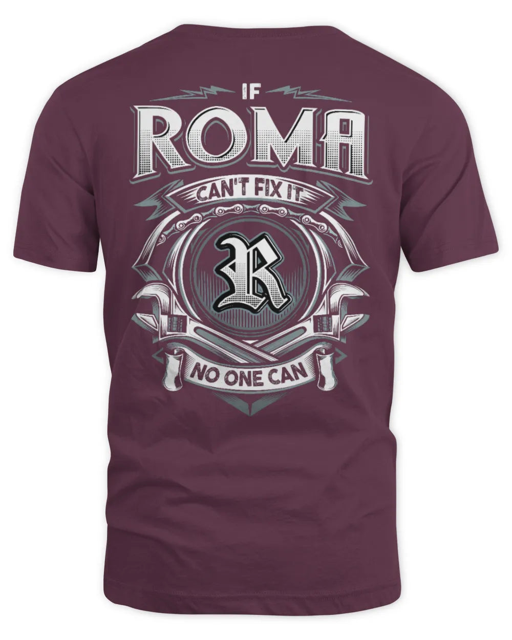 ROMA AP81-K4-626 - Personalized Ahmed Quote Apparel “If Ahmed Can't Fix It, No One Can” - Unisex Standard T-Shirt - Maroon