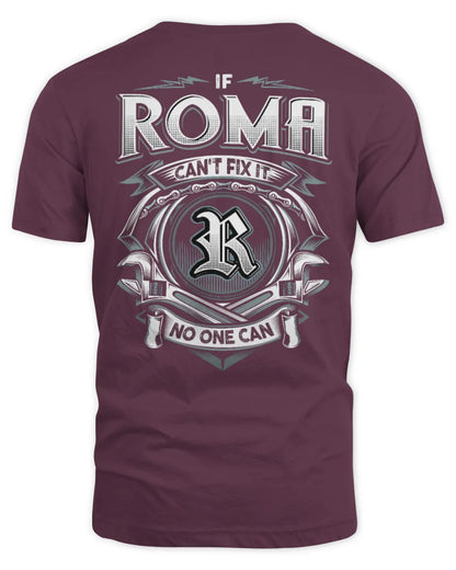 ROMA AP81-K4-626 - Personalized Ahmed Quote Apparel “If Ahmed Can't Fix It, No One Can” - Unisex Standard T-Shirt - Maroon