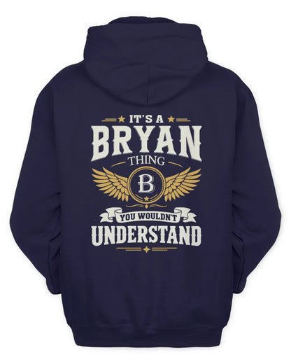 BRYAN KT06-M008 It’s a [NAME] Thing – You Wouldn’t Understand | Personalized Vintage T-Shirt - Unisex Hoodie - Navy