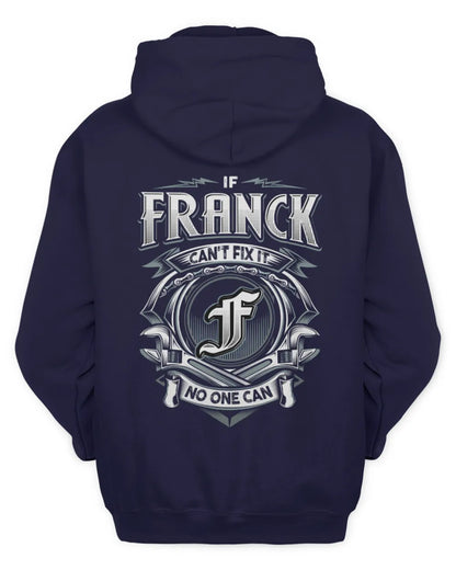 FRANCK AP81-K4-626 - Personalized Ahmed Quote Apparel “If Ahmed Can't Fix It, No One Can” - Unisex Hoodie - Navy