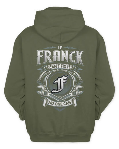 FRANCK AP81-K4-626 - Personalized Ahmed Quote Apparel “If Ahmed Can't Fix It, No One Can” - Unisex Hoodie - Military Green