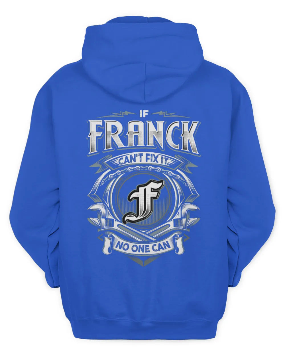 FRANCK AP81-K4-626 - Personalized Ahmed Quote Apparel “If Ahmed Can't Fix It, No One Can” - Unisex Hoodie - Royal