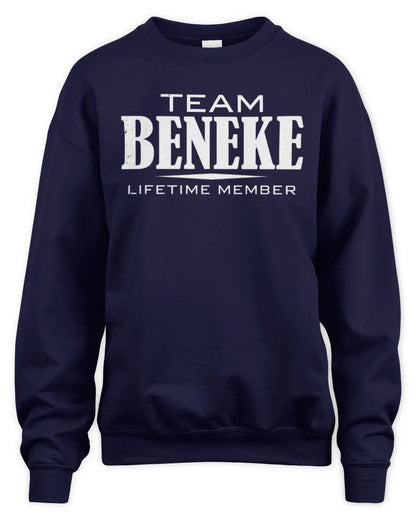BENEKE BL62-K4-128 - Personalized “Team NAME Lifetime Member” - Unisex Sweatshirt - Navy