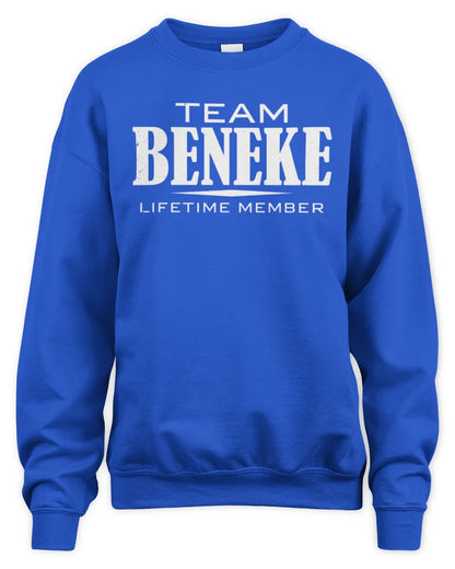 BENEKE BL62-K4-128 - Personalized “Team NAME Lifetime Member” - Unisex Sweatshirt - Royal
