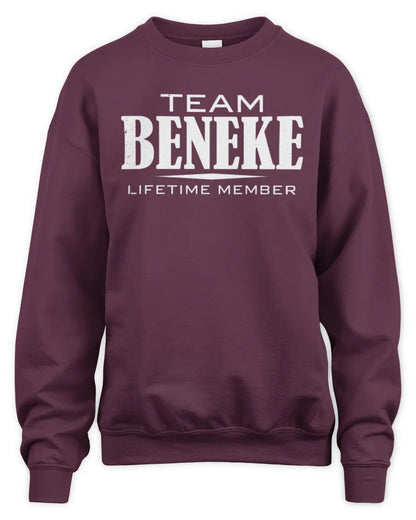 BENEKE BL62-K4-128 - Personalized “Team NAME Lifetime Member” - Unisex Sweatshirt - Maroon