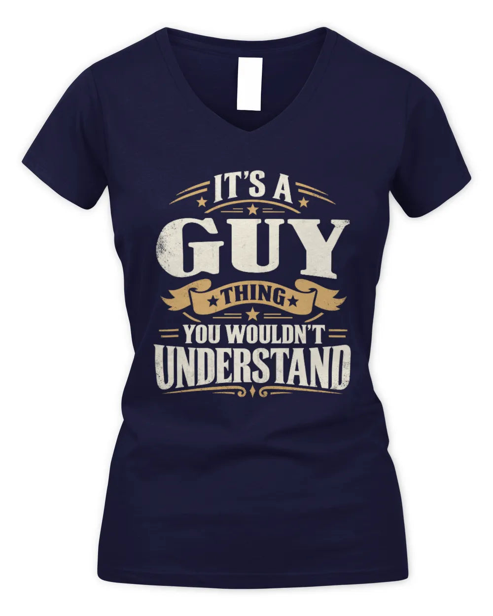 GUY P08 TH51 - Personalized “It’s a/an [NAME] Thing – You Wouldn’t Understand” Shirt - Women's V-Neck T-Shirt - Navy