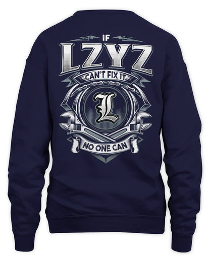 LZYZ AP81-K4-626 - Personalized Ahmed Quote Apparel “If Ahmed Can't Fix It, No One Can” - Unisex Sweatshirt - Navy