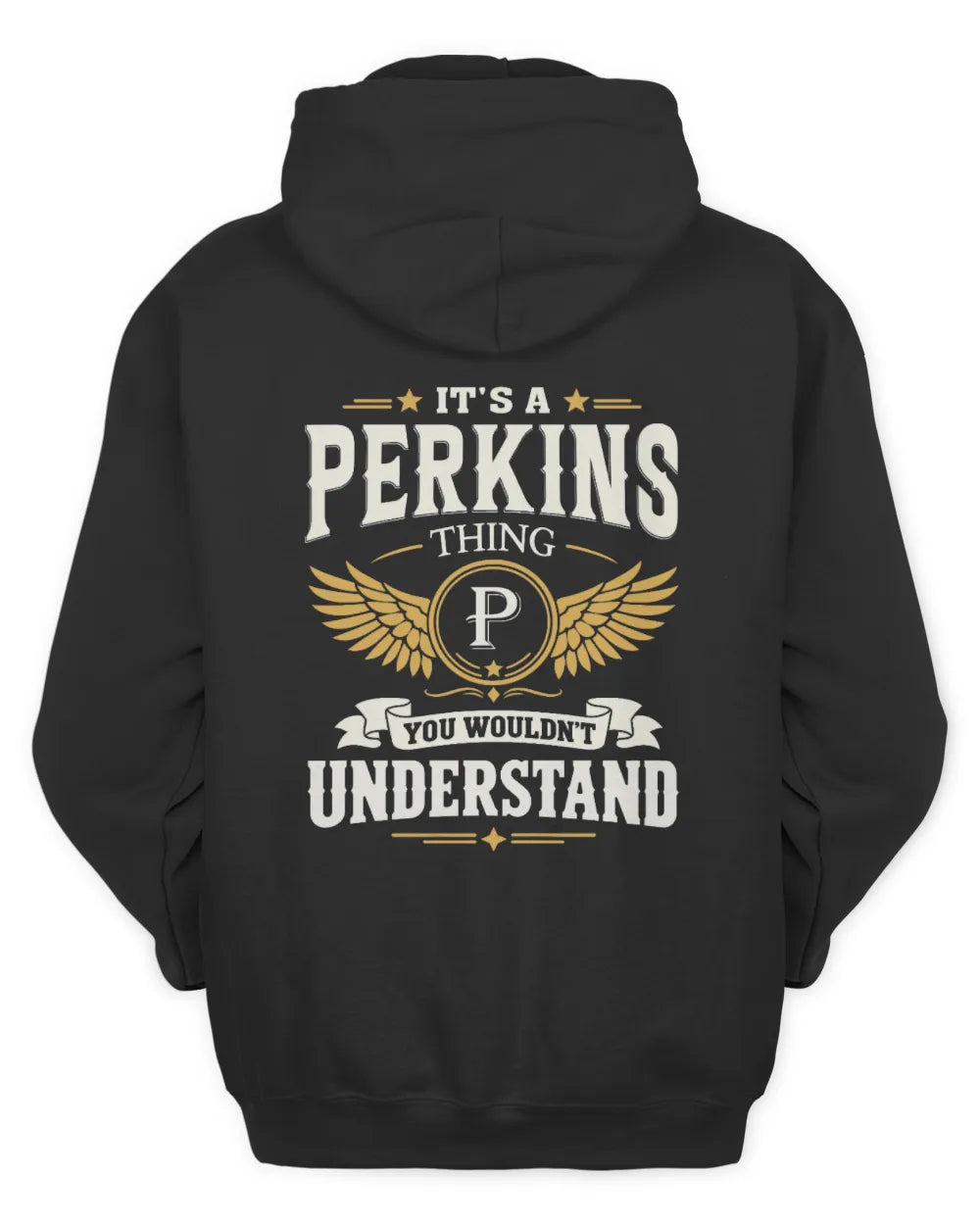 PERKINS KT06-M008 It’s a [NAME] Thing – You Wouldn’t Understand | Personalized Vintage T-Shirt - Unisex Hoodie - Black