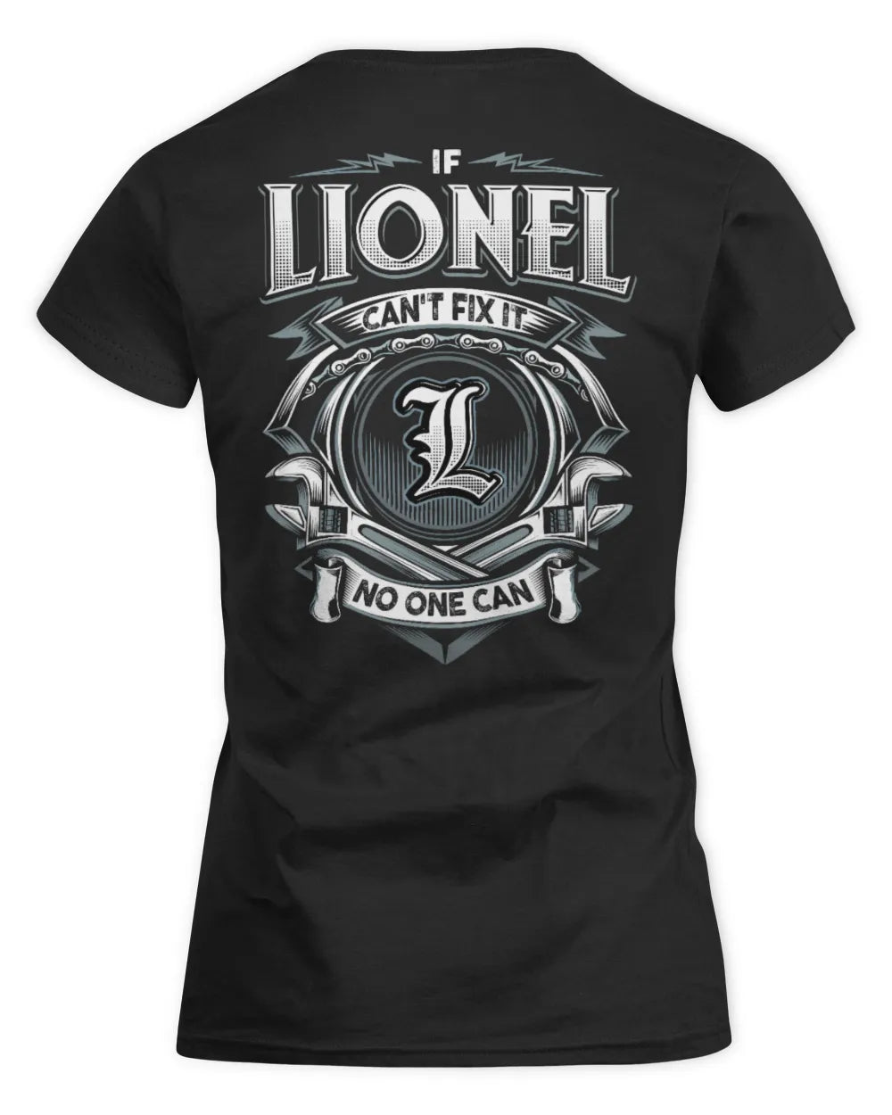 LIONEL AP81-K4-626 - Personalized Ahmed Quote Apparel “If Ahmed Can't Fix It, No One Can” - Women's Standard T-Shirt - Black