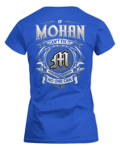 MOHAN AP81-K4-626 - Personalized Ahmed Quote Apparel “If Ahmed Can't Fix It, No One Can” - Women's Standard T-Shirt - Royal