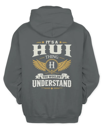 HUI KT06-M008 It’s a [NAME] Thing – You Wouldn’t Understand | Personalized Vintage T-Shirt - Unisex Hoodie - Charcoal