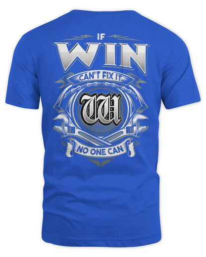 WIN AP81-K4-626 - Personalized Ahmed Quote Apparel “If Ahmed Can't Fix It, No One Can” - Unisex Standard T-Shirt - Royal