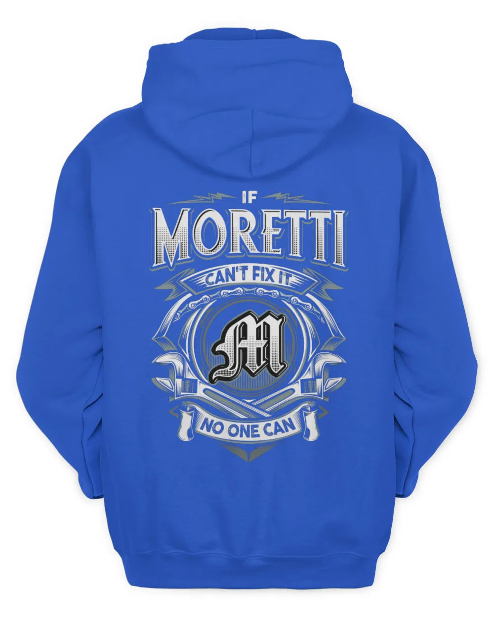 MORETTI AP81-K4-626 - Personalized Ahmed Quote Apparel “If Ahmed Can't Fix It, No One Can” - Unisex Hoodie - Royal