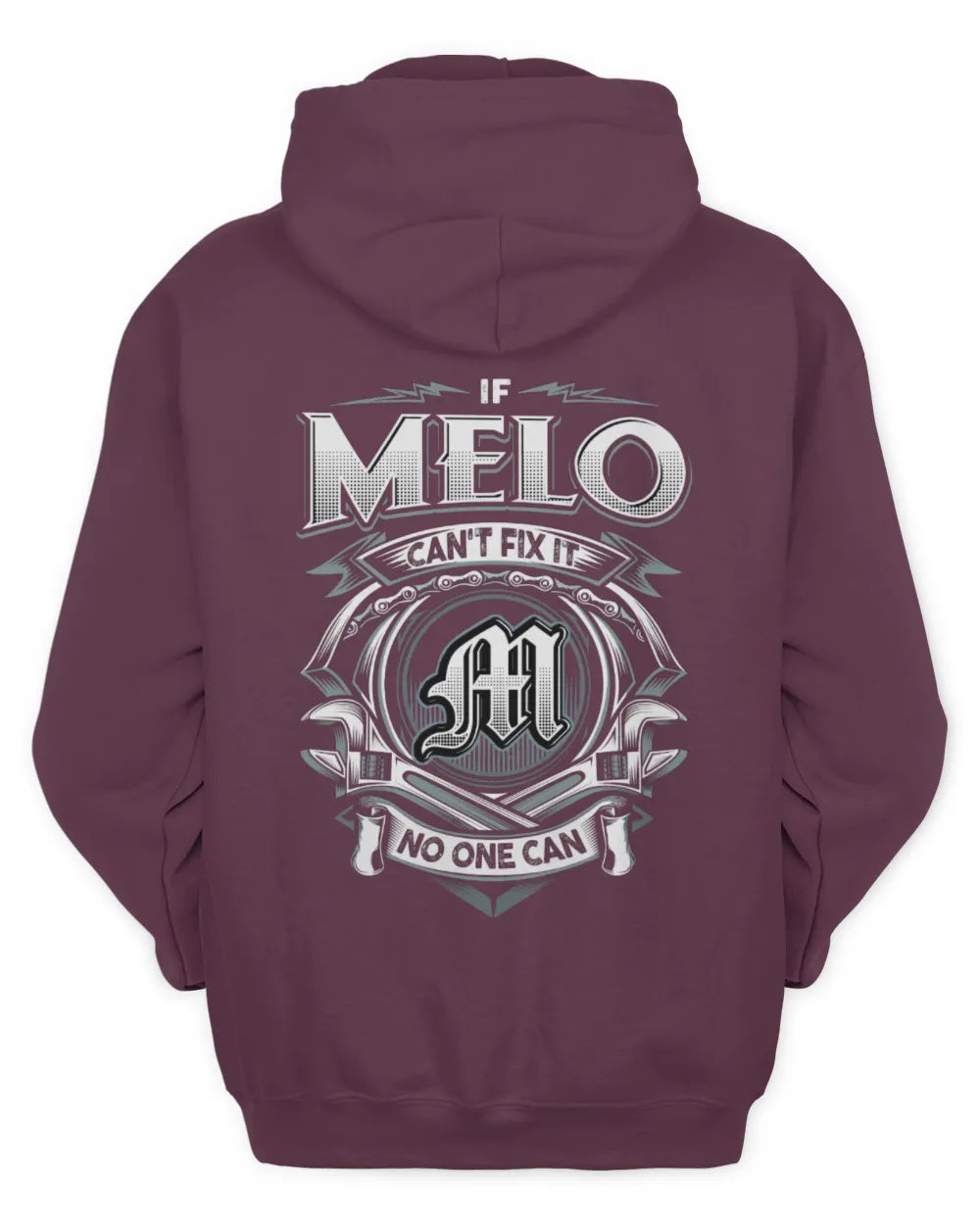 MELO AP81-K4-626 - Personalized Ahmed Quote Apparel “If Ahmed Can't Fix It, No One Can” - Unisex Hoodie - Maroon