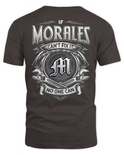 MORALES AP81-K4-626 - Personalized Ahmed Quote Apparel “If Ahmed Can't Fix It, No One Can” - Unisex Standard T-Shirt - Dark Chocolate