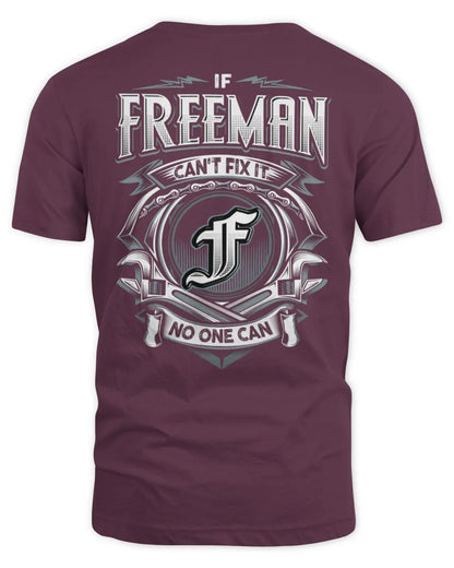 FREEMAN AP81-K4-626 - Personalized Ahmed Quote Apparel “If Ahmed Can't Fix It, No One Can” - Unisex Standard T-Shirt - Maroon