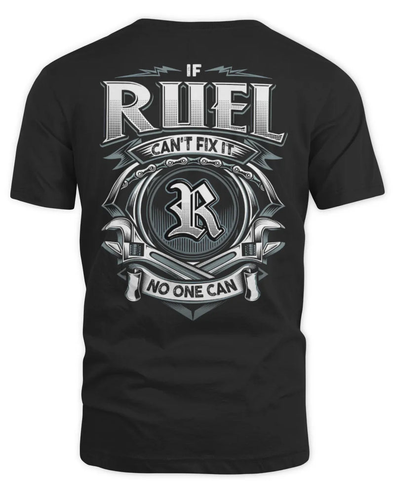 RUEL AP81-K4-626 - Personalized Ahmed Quote Apparel “If Ahmed Can't Fix It, No One Can” - Unisex Standard T-Shirt - Black