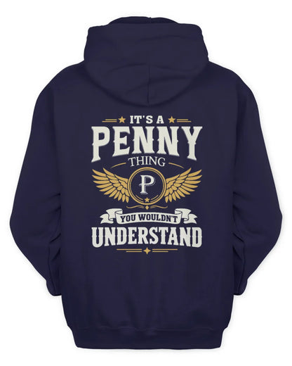 PENNY KT06-M008 It’s a [NAME] Thing – You Wouldn’t Understand | Personalized Vintage T-Shirt - Unisex Hoodie - Navy