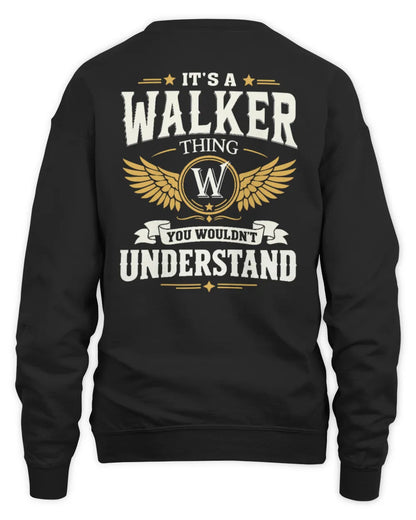 WALKER KT06-M008 It’s a [NAME] Thing – You Wouldn’t Understand | Personalized Vintage T-Shirt - Unisex Sweatshirt - Black