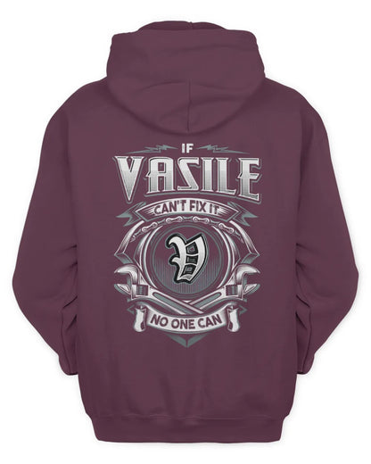 VASILE AP81-K4-626 - Personalized Ahmed Quote Apparel “If Ahmed Can't Fix It, No One Can” - Unisex Hoodie - Maroon