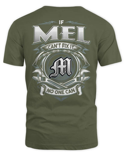 MEL AP81-K4-626 - Personalized Ahmed Quote Apparel “If Ahmed Can't Fix It, No One Can” - Unisex Standard T-Shirt - Military Green