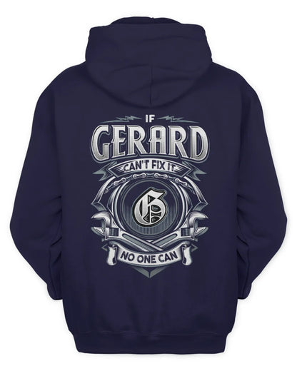 GERARD AP81-K4-626 - Personalized Ahmed Quote Apparel “If Ahmed Can't Fix It, No One Can” - Unisex Hoodie - Navy