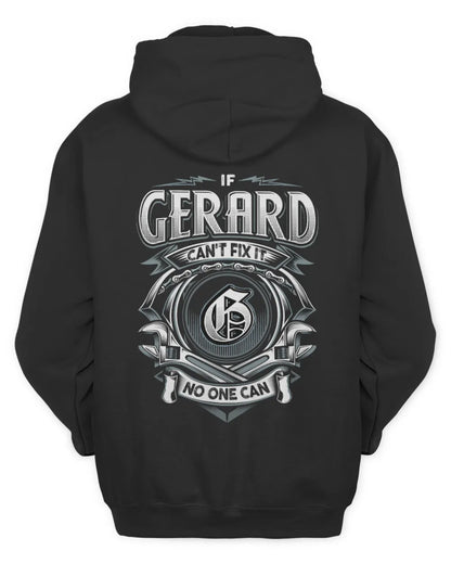 GERARD AP81-K4-626 - Personalized Ahmed Quote Apparel “If Ahmed Can't Fix It, No One Can” - Unisex Hoodie - Black