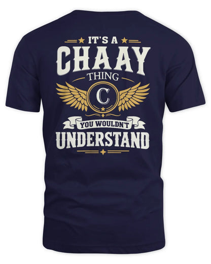 CHAAY KT06-M008 It’s a [NAME] Thing – You Wouldn’t Understand | Personalized Vintage T-Shirt - Unisex Standard T-Shirt - Navy