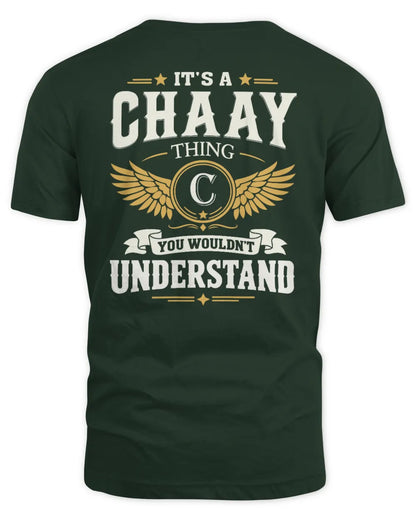 CHAAY KT06-M008 It’s a [NAME] Thing – You Wouldn’t Understand | Personalized Vintage T-Shirt - Unisex Standard T-Shirt - Forest Green