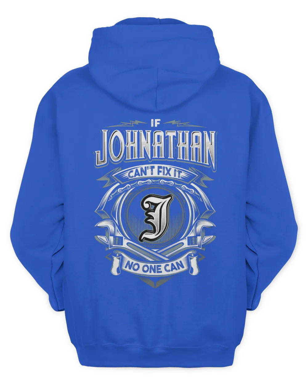 JOHNATHAN AP81-K4-626 - Personalized Ahmed Quote Apparel “If Ahmed Can't Fix It, No One Can” - Unisex Hoodie - Royal
