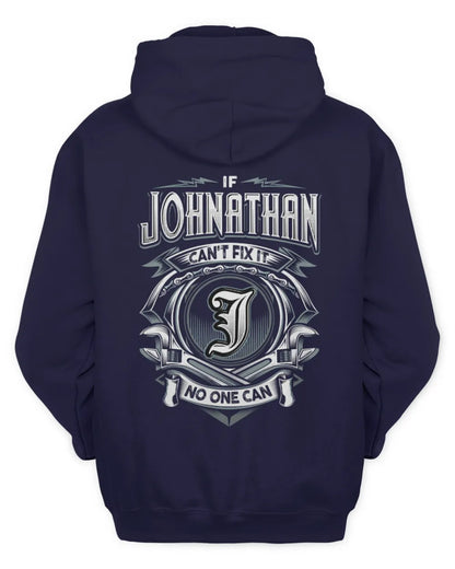JOHNATHAN AP81-K4-626 - Personalized Ahmed Quote Apparel “If Ahmed Can't Fix It, No One Can” - Unisex Hoodie - Navy