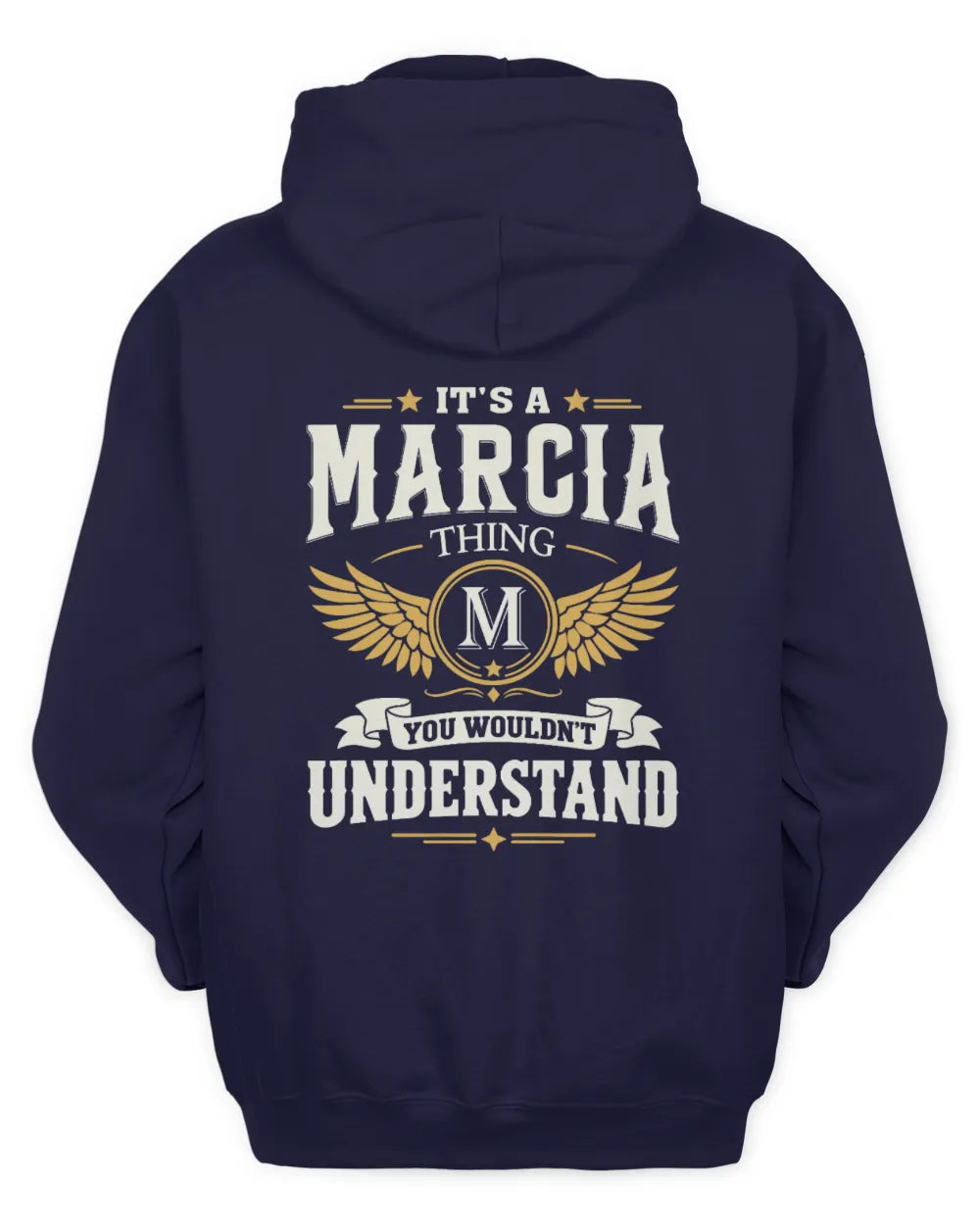 MARCIA KT06-M008 It’s a [NAME] Thing – You Wouldn’t Understand | Personalized Vintage T-Shirt - Unisex Hoodie - Navy