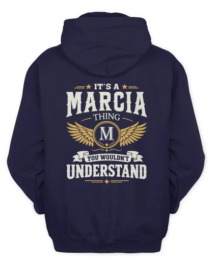 MARCIA KT06-M008 It’s a [NAME] Thing – You Wouldn’t Understand | Personalized Vintage T-Shirt - Unisex Hoodie - Navy