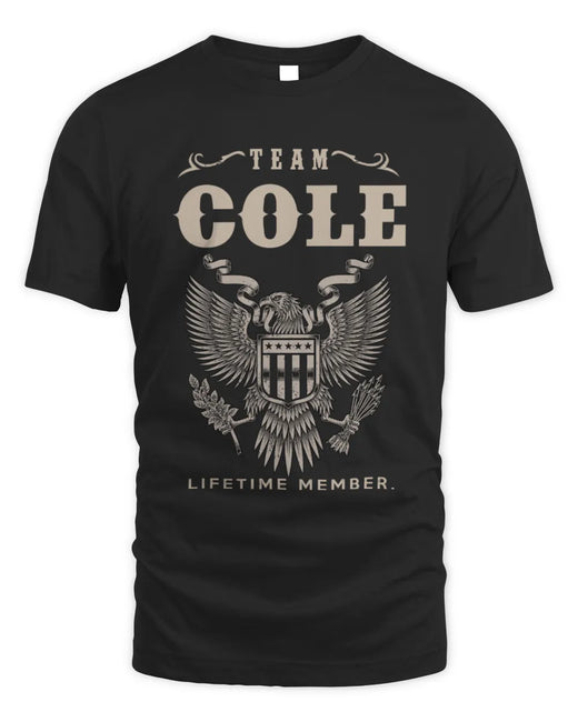 COLE TP06-K82 – Personalized Classic Style Apparel “Team NAME Lifetime Member”