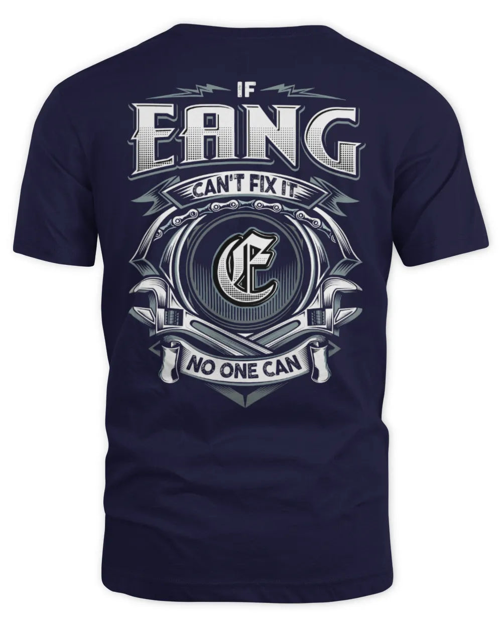 EANG AP81-K4-626 - Personalized Ahmed Quote Apparel “If Ahmed Can't Fix It, No One Can” - Unisex Standard T-Shirt - Navy