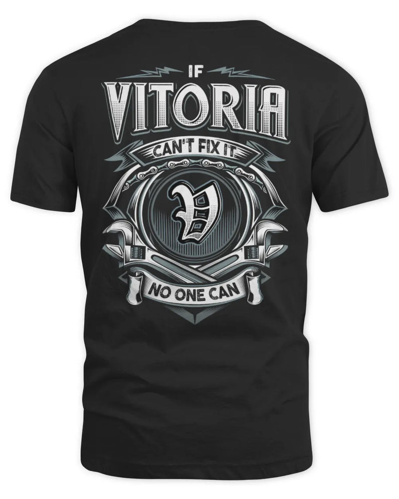 VITORIA AP81-K4-626 - Personalized Ahmed Quote Apparel “If Ahmed Can't Fix It, No One Can” - Unisex Standard T-Shirt - Black