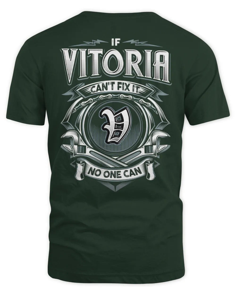 VITORIA AP81-K4-626 - Personalized Ahmed Quote Apparel “If Ahmed Can't Fix It, No One Can” - Unisex Standard T-Shirt - Forest Green