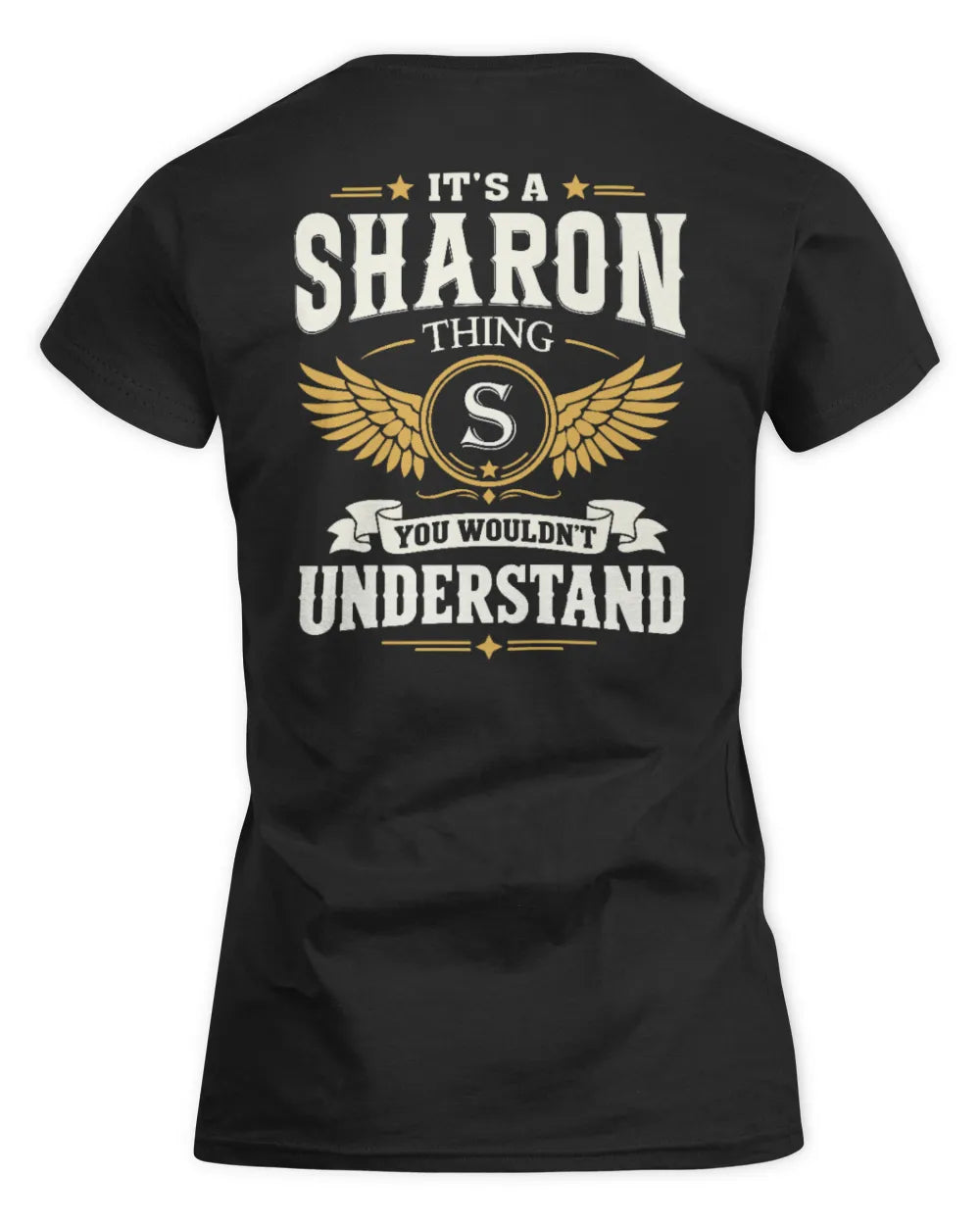 SHARON KT06-M008 It’s a [NAME] Thing – You Wouldn’t Understand | Personalized Vintage T-Shirt - Women's Standard T-Shirt - Black