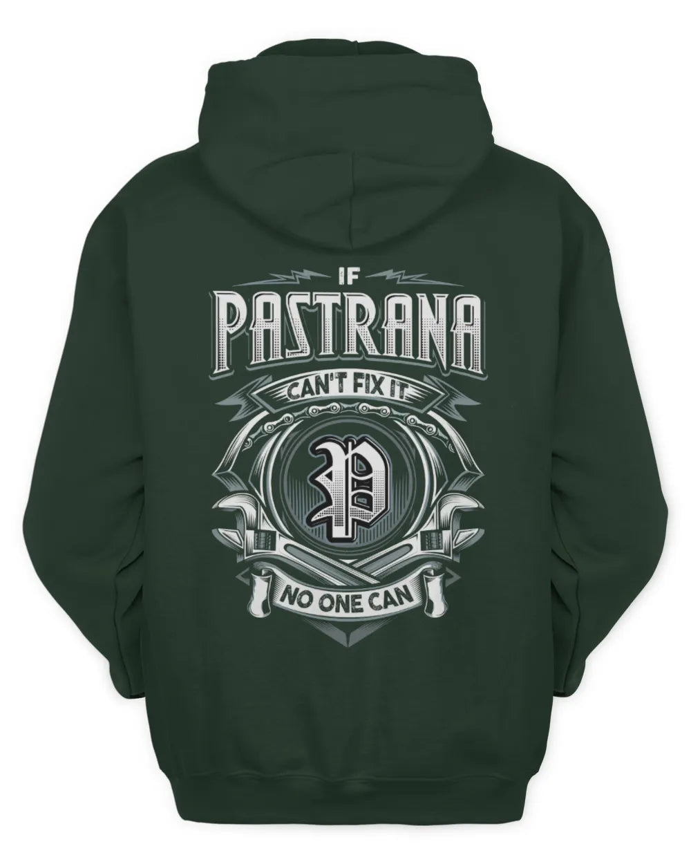 PASTRANA AP81-K4-626 - Personalized Ahmed Quote Apparel “If Ahmed Can't Fix It, No One Can” - Unisex Hoodie - Forest Green