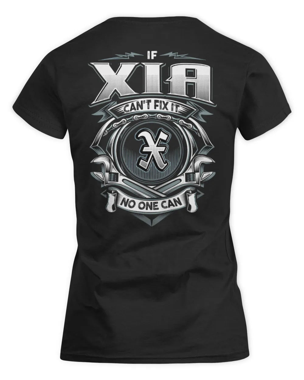 XIA AP81-K4-626 - Personalized Ahmed Quote Apparel “If Ahmed Can't Fix It, No One Can” - Women's Standard T-Shirt - Black