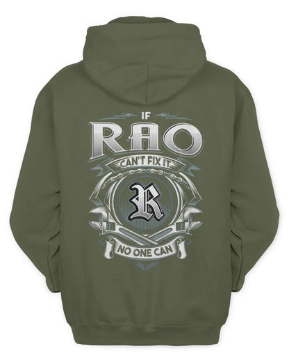 RAO AP81-K4-626 - Personalized Ahmed Quote Apparel “If Ahmed Can't Fix It, No One Can” - Unisex Hoodie - Military Green