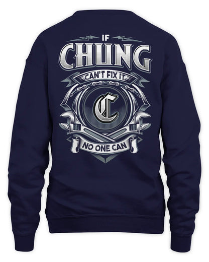CHUNG AP81-K4-626 - Personalized Ahmed Quote Apparel “If Ahmed Can't Fix It, No One Can” - Unisex Sweatshirt - Navy