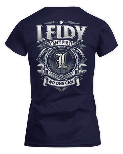 LEIDY AP81-K4-626 - Personalized Ahmed Quote Apparel “If Ahmed Can't Fix It, No One Can” - Women's Standard T-Shirt - Navy