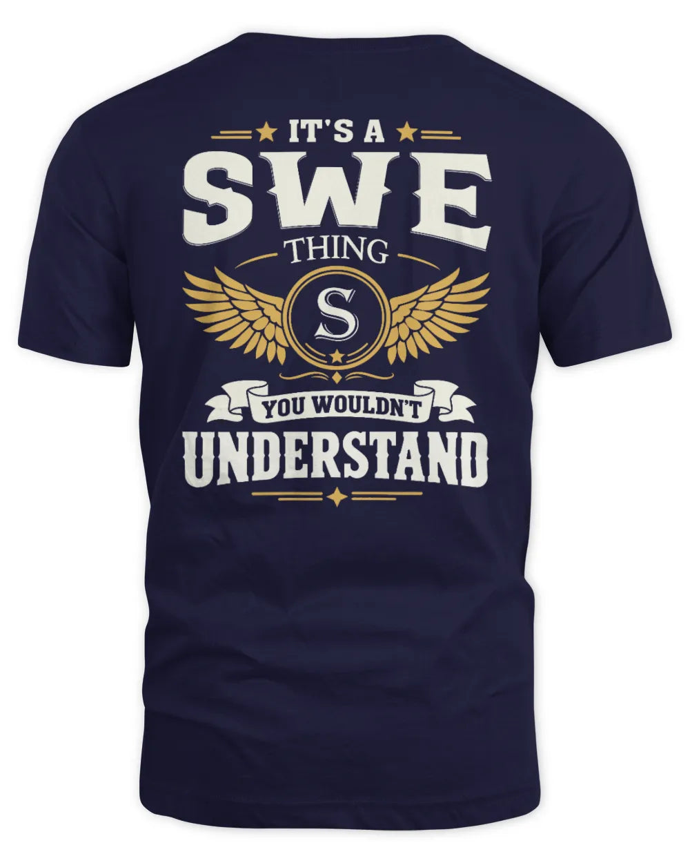 SWE KT06-M008 It’s a [NAME] Thing – You Wouldn’t Understand | Personalized Vintage T-Shirt - Unisex Standard T-Shirt - Navy