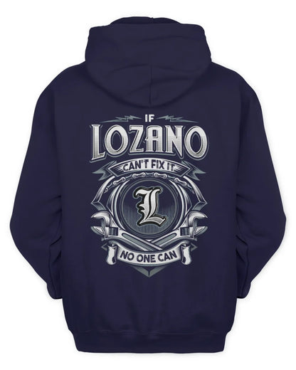 LOZANO AP81-K4-626 - Personalized Ahmed Quote Apparel “If Ahmed Can't Fix It, No One Can” - Unisex Hoodie - Navy