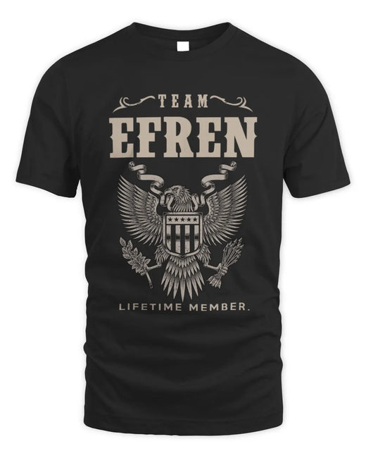 EFREN TP06-K82 – Personalized Classic Style Apparel “Team NAME Lifetime Member”