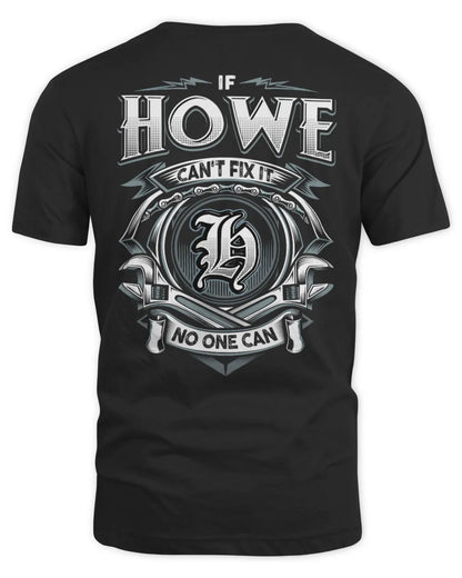 HOWE AP81-K4-626 - Personalized Ahmed Quote Apparel “If Ahmed Can't Fix It, No One Can” - Unisex Standard T-Shirt - Black